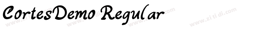 CortesDemo Regular字体转换